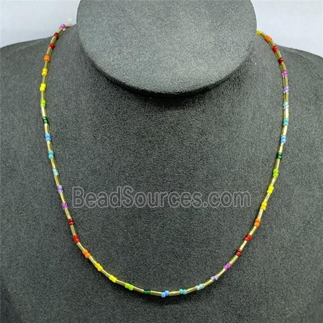 seed Glass Necklace