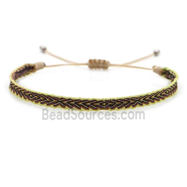 nepal style Handmade braid Bracelet, adjustable