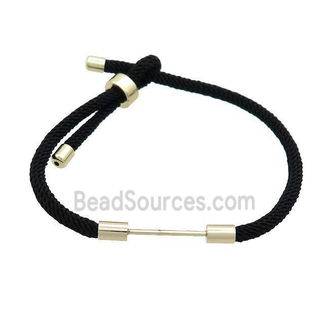 Black Nylon Bracelet Chain