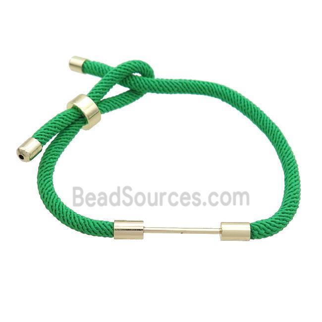 Green Nylon Bracelet Chain