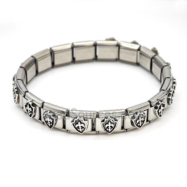 Stainless Steel Module Bracelet Shield
