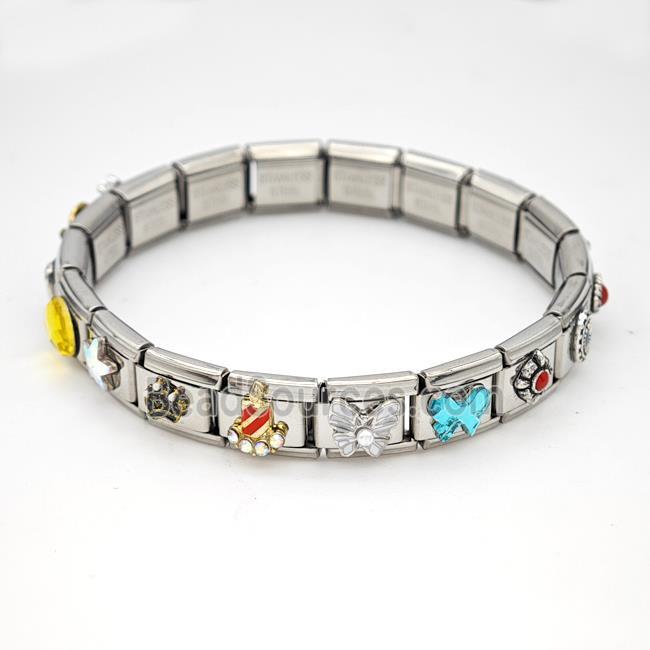 Stainless Steel Module Bracelet Mixed