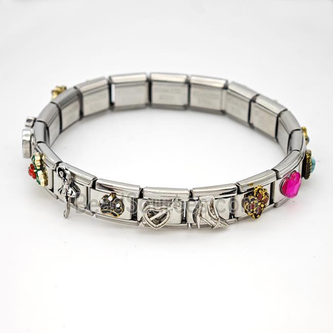 Stainless Steel Module Bracelet Mixed