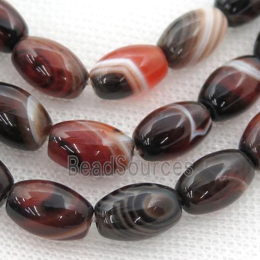 fancy Agate barrel beads