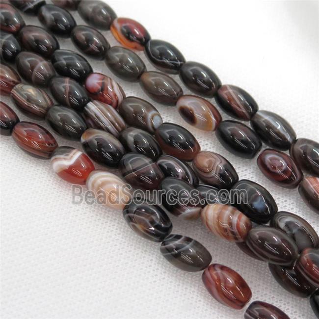 fancy Agate barrel beads