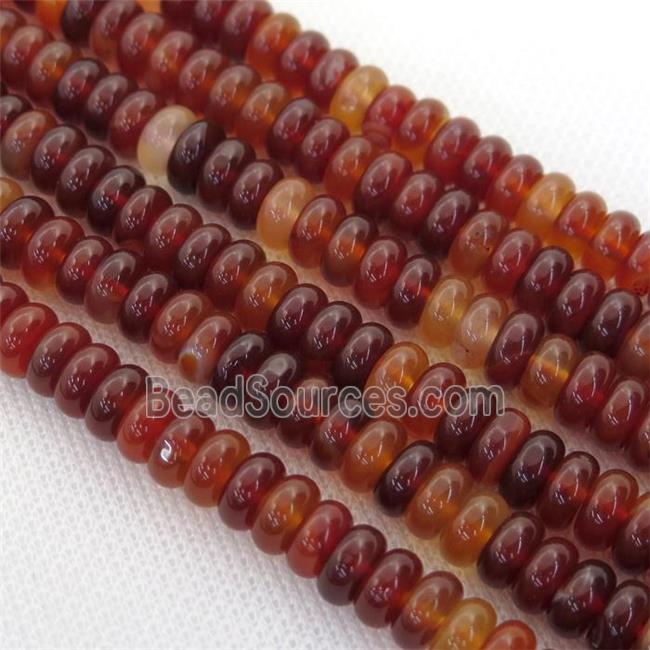 fancy Agate rondelle beads