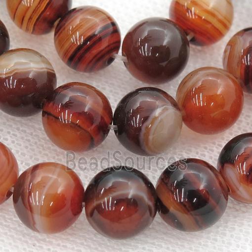 natural fancy Agate beads, round