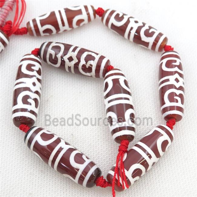 Tibetan Agate rice beads