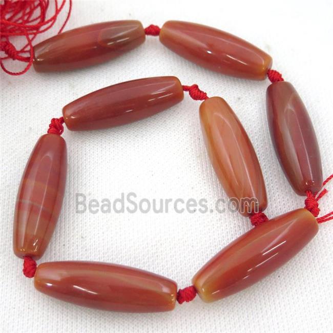 red Agate rice Beads