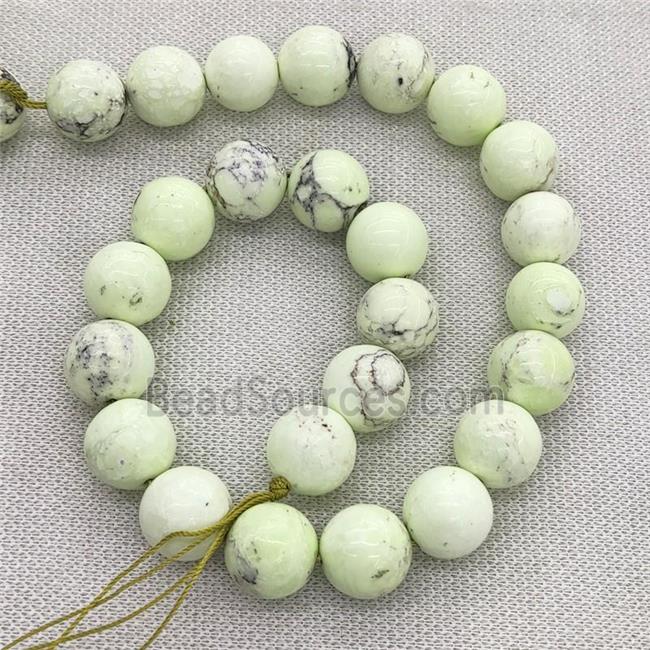 Natural Lemon Jasper Beads Smooth Round