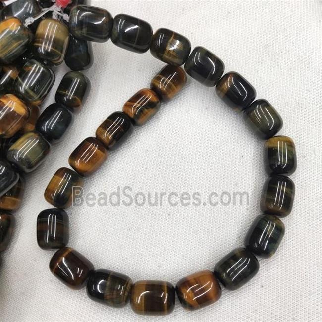 Tiger eye stone barrel beads, A-grade