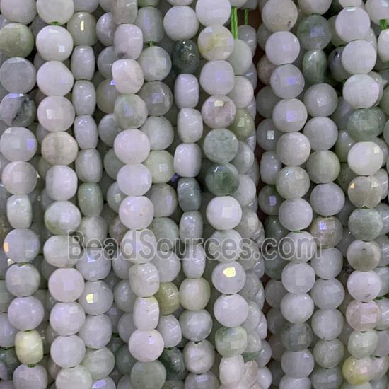 Burman Chrysoprase Beads, faceted circle