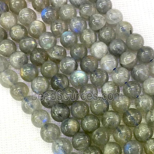 Labradorite bead, A Grade, round