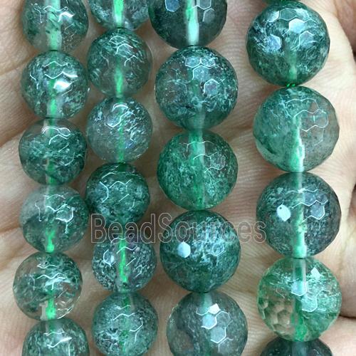 green Quartz beads, round