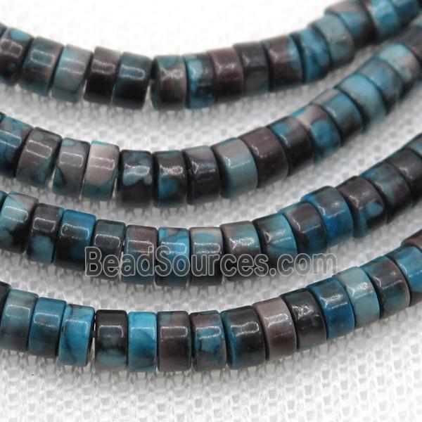 blue Rainforest stone heishi beads