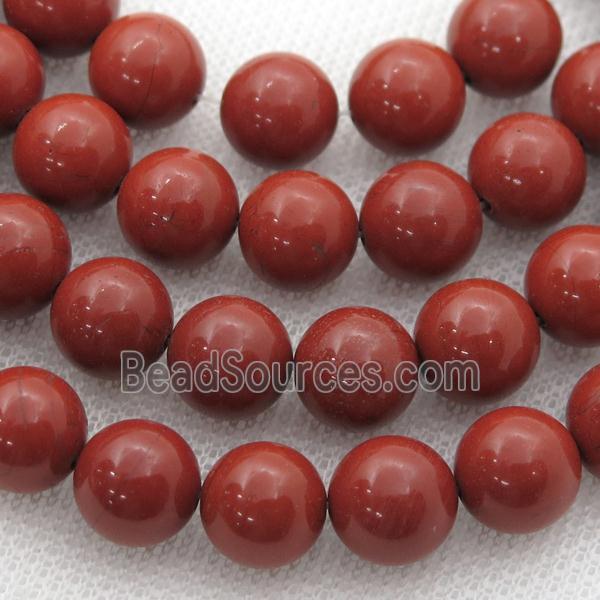 round Red Jasper Beads