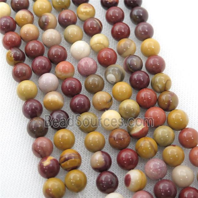 round Mookaite Beads