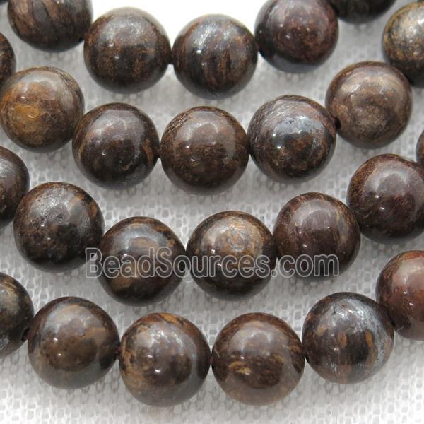 round Bronzite Beads