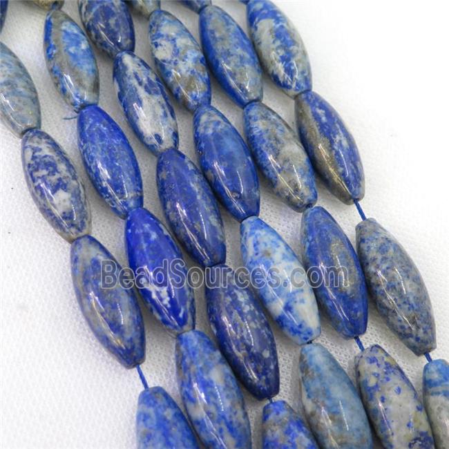 blue Lapis rice beads