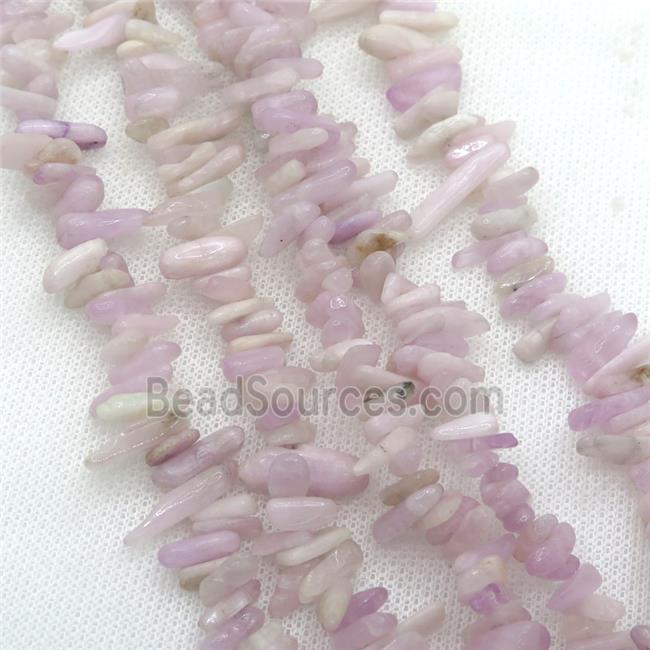 Kunzite chip beads