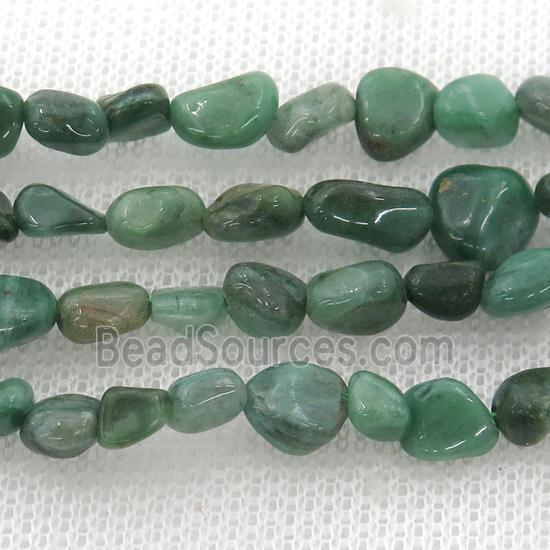 green African Chrysoprase chip beads