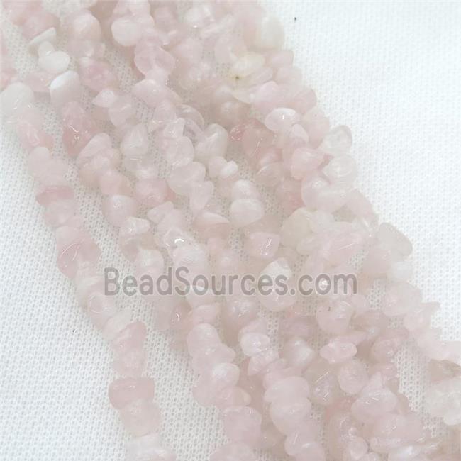 Rose Quartz chip beads