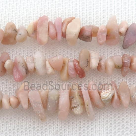 Pink Opal chip beads