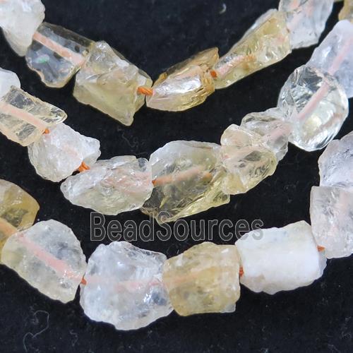 yellow Citrine chip beads