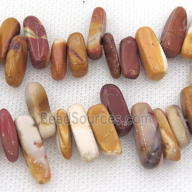 Mookaite chip beads