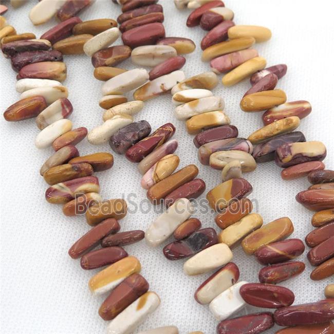 Mookaite chip beads