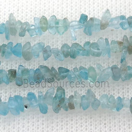 blue Apatite chip beads