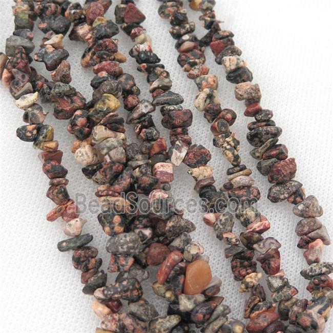 leopardSkin Jasper chip beads