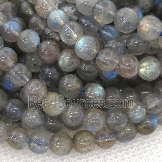 round Labradorite Beads, AA-grade