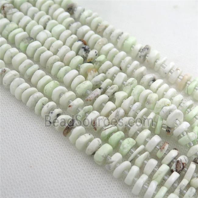 Lemon Jasper rondelle beads