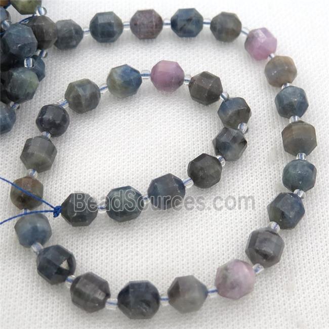 blue Sapphire bullet beads