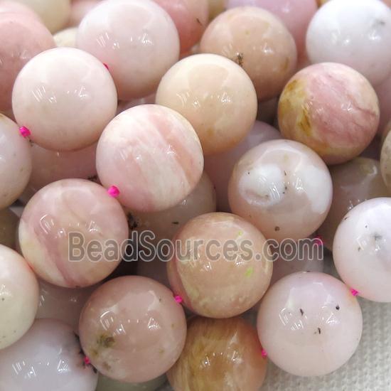 pink Opal Beads, round