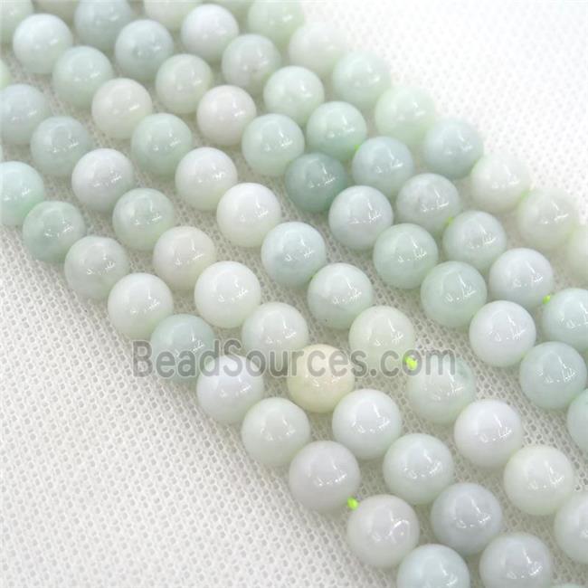 Chinese Nephrite Jade Beads Smooth Round