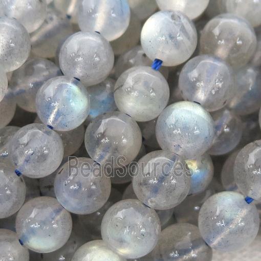 gray Labradorite Beads, round