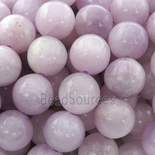 lavender Kunzite Beads, round