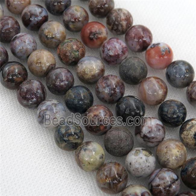 round Pietersite Jasper Beads