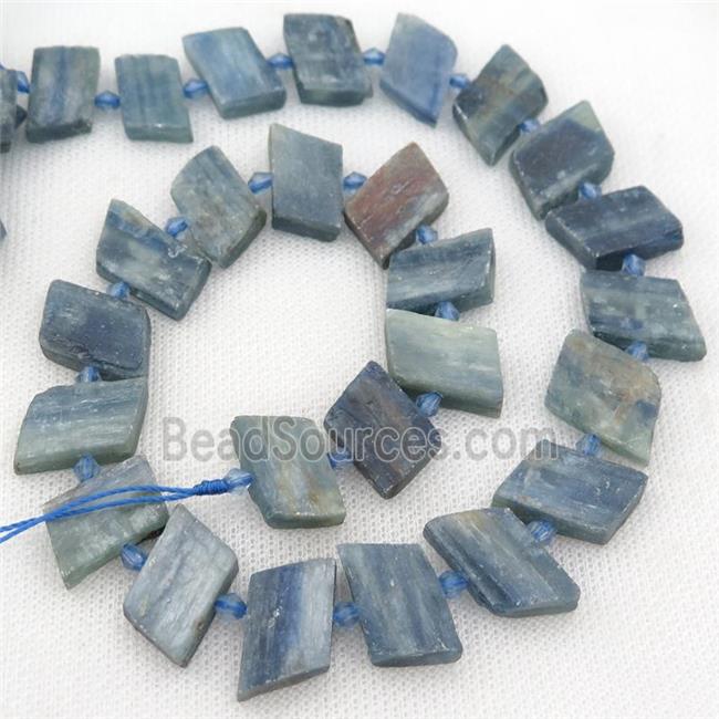 blue Kyanite Beads, rhombic