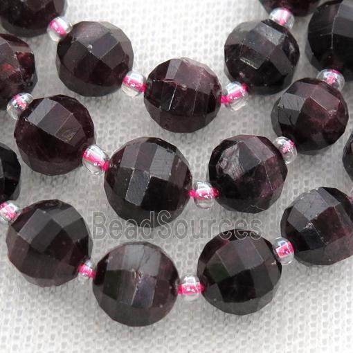 darkred Garnet lantern Beads