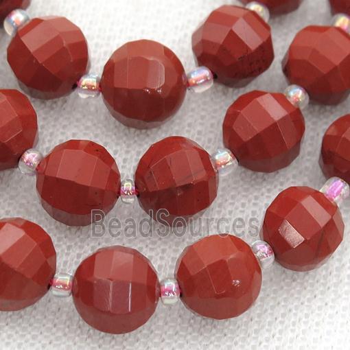 red Jasper lantern beads