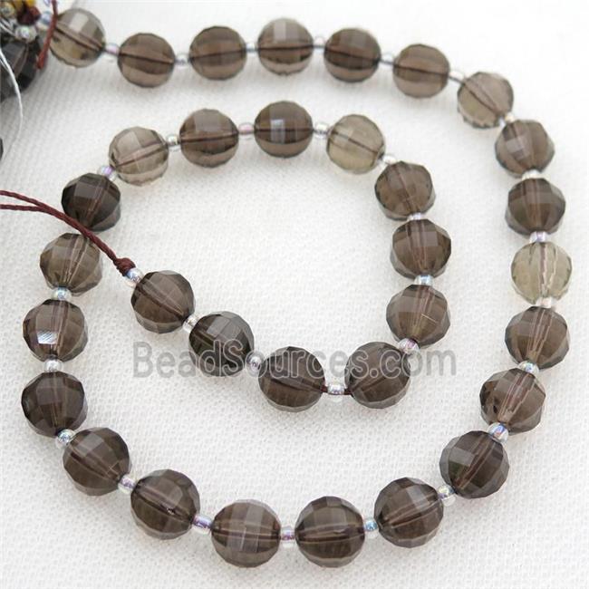 Smoky Quartz lantern beads