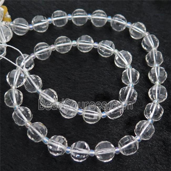 Clear Quartz lantern beads