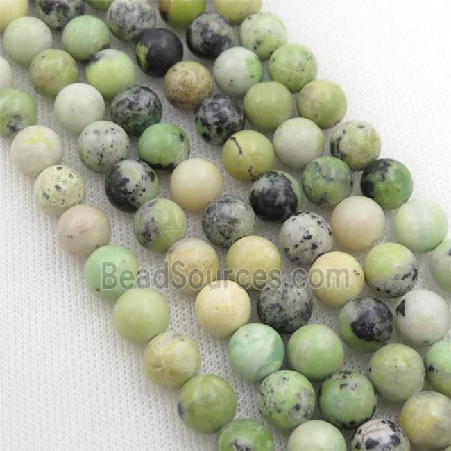 Australian Chrysoprase Beads, round