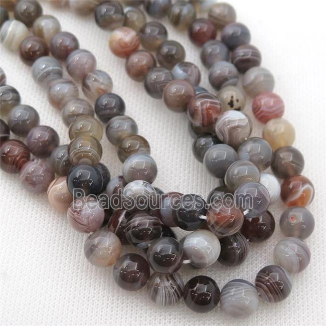 Botswana Agate Beads, round