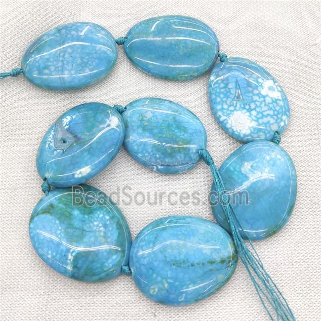 blue Veins Agate slice Beads, freeform