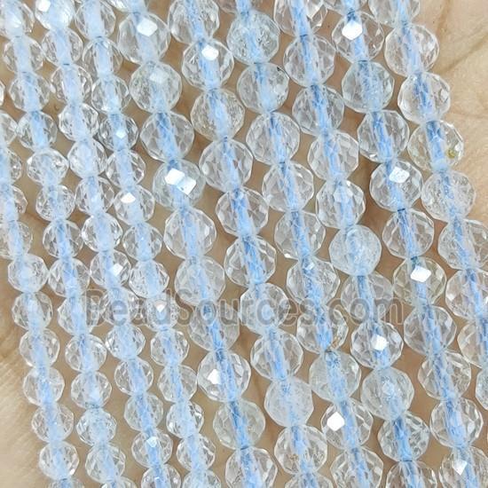 Natural Topaz Beads Faceted Round