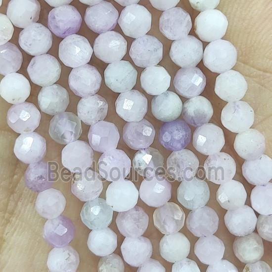 Kunzite Beads Faceted Round